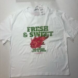 Zara Colombia Fresh & Sweet Graphic Tee (Size XL)